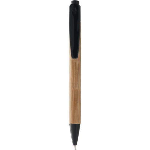 Borneo Bambus Kugelschreiber (Art.-Nr. CA772556) - Kugelschreiber mit Klickmechanismus.
