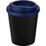 Americano® Espresso Eco 250 ml recycelter Isolierbecher (schwarz, blau) (Art.-Nr. CA773329)