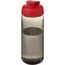 H2O Active® Octave Tritan 600-ml-Sportflasche mit Klappdeckel (kohle, rot) (Art.-Nr. CA773836)