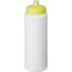 Baseline® Plus grip 750 ml Sportflasche mit Sportdeckel (weiss, limone) (Art.-Nr. CA773884)