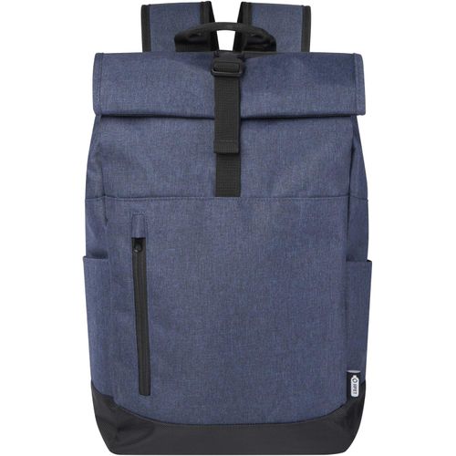 Hoss 15,6" GRS recycelter Rolltop Laptop-Rucksack 12L (Art.-Nr. CA775106) - 15,6" Laptop-Rucksack mit gepolstertem...