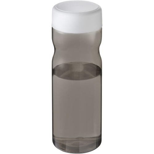 H2O Active® Base Tritan 650-ml-Sportflasche mit Drehdeckel (Art.-Nr. CA776018) - Einwandige Sportflasche mit ergonomische...