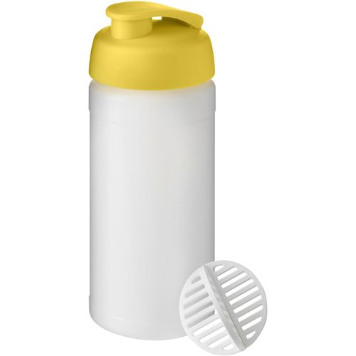 Baseline Plus 500 ml Shakerflasche (Art.-Nr. CA777855) - Einwandige Sportflasche mit Shaker-Ball...