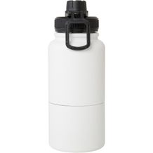 Dupeca 840 ml RCS-zertifizierte Isolierflasche aus Edelstahl (Weiss) (Art.-Nr. CA778116)