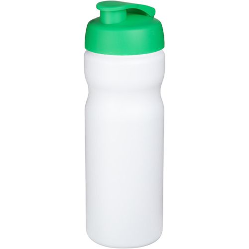 Baseline® Plus 650 ml Sportflasche mit Klappdeckel (Art.-Nr. CA779484) - Einwandige Sportflasche. Verfügt üb...