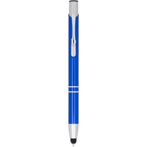 Moneta Kugelschreiber mit Metall Touchpen (Art.-Nr. CA790752) - Der metallisch eloxierte Kugelschreiber...