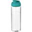 H2O Active® Vibe 850 ml Sportflasche mit Klappdeckel (transparent, aquablau) (Art.-Nr. CA791608)
