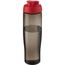 H2O Active® Eco Tempo 700 ml Sportflasche mit Klappdeckel (rot, kohle) (Art.-Nr. CA799919)