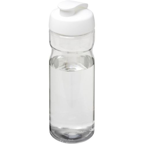 H2O Active® Base 650 ml Sportflasche mit Klappdeckel (Art.-Nr. CA800221) - Einwandige Sportflasche mit ergonomische...