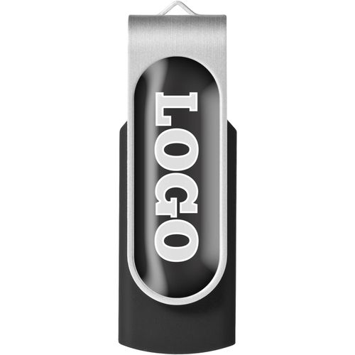 Rotate Doming USB-Stick (Art.-Nr. CA801041) - Klassisches Modell mit einem Doming...