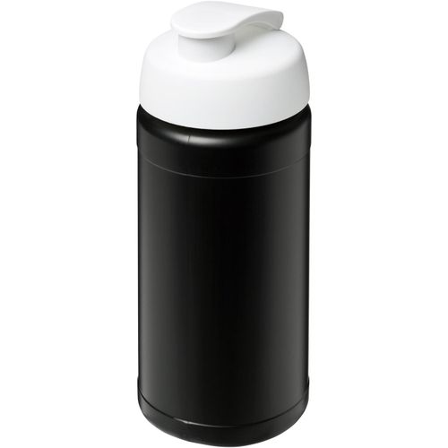 Baseline® Plus 500 ml Sportflasche mit Klappdeckel (Art.-Nr. CA801961) - Einwandige Sportflasche. Verfügt üb...