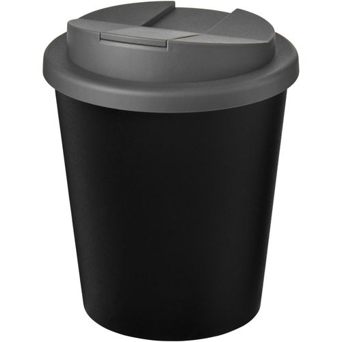 Americano® Espresso Eco 250 ml recycelter Isolierbecher mit auslaufsicherem Deckel (Art.-Nr. CA805383) - Doppelwandiger Isolierbecher mit einem...