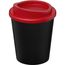 Americano® Espresso Eco 250 ml recycelter Isolierbecher (schwarz, rot) (Art.-Nr. CA807091)