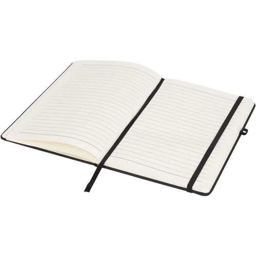 Noir A5 Notizbuch (Art.-Nr. CA813474) - Das schwarze Notizbuch hat einen weichen...