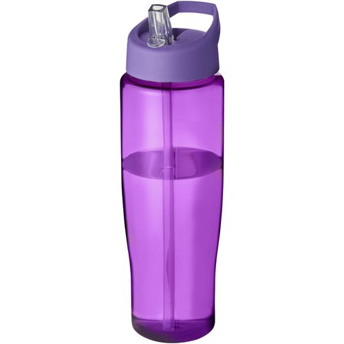 H2O Active® Tempo 700 ml Sportflasche mit Ausgussdeckel (Art.-Nr. CA817252) - Einwandige Sportflasche mit einem...