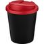 Americano® Espresso Eco 250 ml recycelter Isolierbecher mit auslaufsicherem Deckel (schwarz, rot) (Art.-Nr. CA823100)