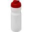 H2O Active® Base 650 ml Sportflasche mit Klappdeckel (weiss, rot) (Art.-Nr. CA823520)