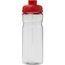 H2O Active® Base Tritan 650 ml Sportflasche mit Klappdeckel (transparent klar, rot) (Art.-Nr. CA825134)