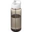 H2O Active® Octave Tritan 600 ml Sportflasche mit Ausgussdeckel (kohle, weiss) (Art.-Nr. CA830803)