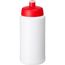 Baseline Recycelte Sportflasche, 500 ml (weiss, rot) (Art.-Nr. CA831171)