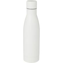 Vasa RCS-zertifizierte Kupfer-Vakuum Isolierflasche aus recyceltem Edelstahl, 500 ml (Weiss) (Art.-Nr. CA832791)