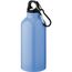 Oregon 400 ml Aluminium Trinkflasche mit Karabinerhaken (hellblau) (Art.-Nr. CA838512)