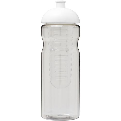 H2O Active® Base 650 ml Sportflasche mit Stülpdeckel und Infusor (Art.-Nr. CA840610) - Einwandige Sportflasche mit ergonomische...