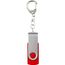 Rotate mit Schlüsselanhänger USB-Stick (hellrot) (Art.-Nr. CA840833)
