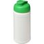 Baseline Rise 500 ml Sportflasche mit Klappdeckel (weiss, grün) (Art.-Nr. CA845238)