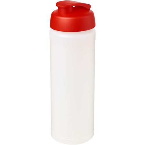 Baseline® Plus grip 750 ml Sportflasche mit Klappdeckel (Art.-Nr. CA845613) - Einwandige Sportflasche mit integriertem...