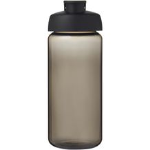 H2O Active® Octave Tritan 600-ml-Sportflasche mit Klappdeckel (kohle, schwarz) (Art.-Nr. CA847923)