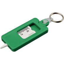 Kym Reifenprofilmesser Schlüsselanhänger (grün) (Art.-Nr. CA848231)