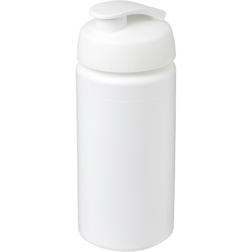 Baseline® Plus grip 500 ml Sportflasche mit Klappdeckel (Art.-Nr. CA850224) - Einwandige Sportflasche mit integriertem...