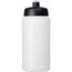 Baseline® Plus 500 ml Sportflasche (schwarz, transparent weiss) (Art.-Nr. CA850308)