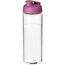 H2O Active® Vibe 850 ml Sportflasche mit Klappdeckel (transparent, rosa) (Art.-Nr. CA851401)