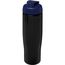 H2O Active® Tempo 700 ml Sportflasche mit Klappdeckel (schwarz, blau) (Art.-Nr. CA852083)