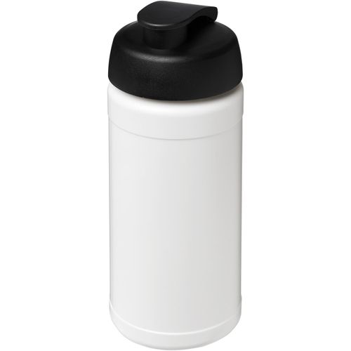 Baseline 500 ml recycelte Sportflasche mit Klappdeckel (Art.-Nr. CA852752) - Diese einwandige Sportflasche verwandelt...