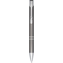 Moneta Druckkugelschreiber aus eloxierterm Aluminium (Grau) (Art.-Nr. CA853396)