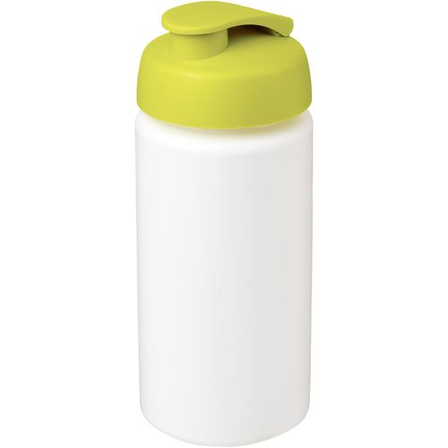 Baseline® Plus grip 500 ml Sportflasche mit Klappdeckel (Art.-Nr. CA857927) - Einwandige Sportflasche mit integriertem...