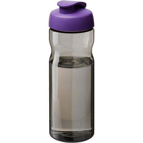 H2O Active® Eco Base 650 ml Sportflasche mit Klappdeckel (Art.-Nr. CA862380) - Einwandige Sportflasche mit ergonomische...