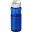 H2O Active® Base 650 ml Sportflasche mit Ausgussdeckel (blau, weiss) (Art.-Nr. CA865406)