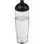 H2O Active® Tempo 700 ml Sportflasche mit Stülpdeckel (transparent, schwarz) (Art.-Nr. CA867602)