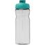 H2O Active® Base Tritan 650 ml Sportflasche mit Klappdeckel (transparent klar, aquablau) (Art.-Nr. CA870247)