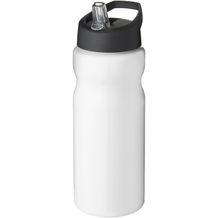 H2O Active® Base 650 ml Sportflasche mit Ausgussdeckel (weiss, schwarz) (Art.-Nr. CA871060)