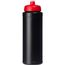 Baseline® Plus 750 ml Flasche mit Sportdeckel (schwarz, rot) (Art.-Nr. CA872087)