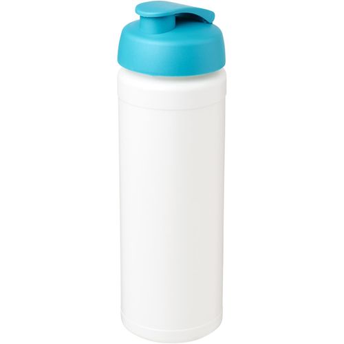 Baseline® Plus grip 750 ml Sportflasche mit Klappdeckel (Art.-Nr. CA874695) - Einwandige Sportflasche mit integriertem...