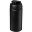 Baseline® Plus grip 500 ml Sportflasche mit Klappdeckel (Schwarz) (Art.-Nr. CA877685)