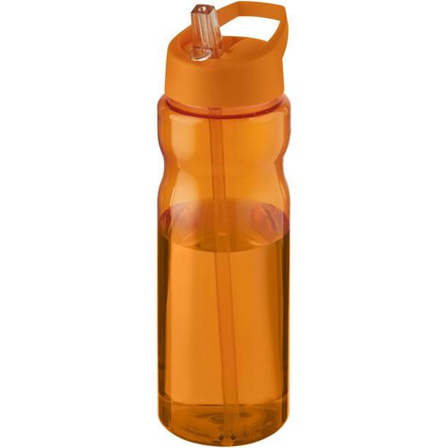 H2O Active® Eco Base 650 ml Sportflasche mit Ausgussdeckel (Art.-Nr. CA880173) - Einwandige Sportflasche mit ergonomische...