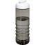 H2O Active® Eco Treble 750 ml Sportflasche mit Stülpdeckel (kohle, weiss) (Art.-Nr. CA881412)