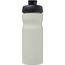 H2O Active® Eco Base 650 ml Sportflasche mit Klappdeckel (elfenbeinweiß, schwarz) (Art.-Nr. CA886358)